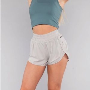 Grey Paragon Yuna High Rise Track Shorts